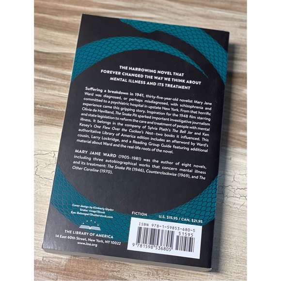 The Snake Pit By Mary Jane Ward Novel - Picture 3 of 3